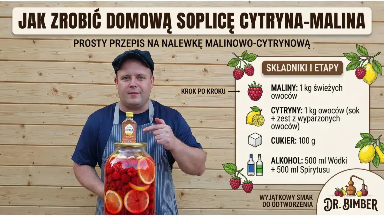 Soplica Cytryna-Malina 0,5l - Cena, gdzie kupić i z czym pić?