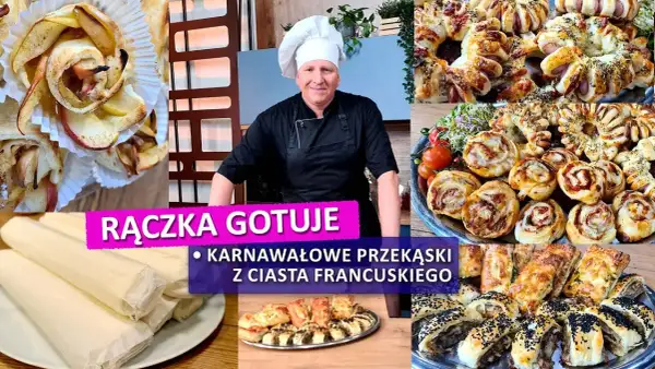 Szybkie i proste przekąski z ciasta francuskiego, które zachwycą gości